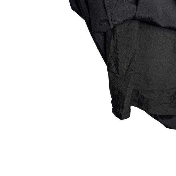 Black‎ Pleated Dress With Cap Sleeves By Mossimo Women's XL Goth Whimsigoth - Picture 8 of 9